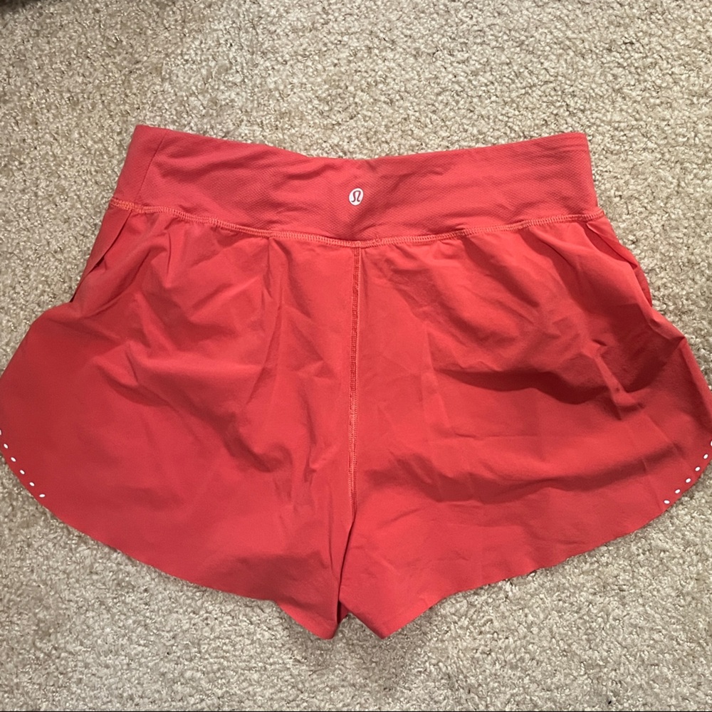Lululemon Coral Athletic Shorts